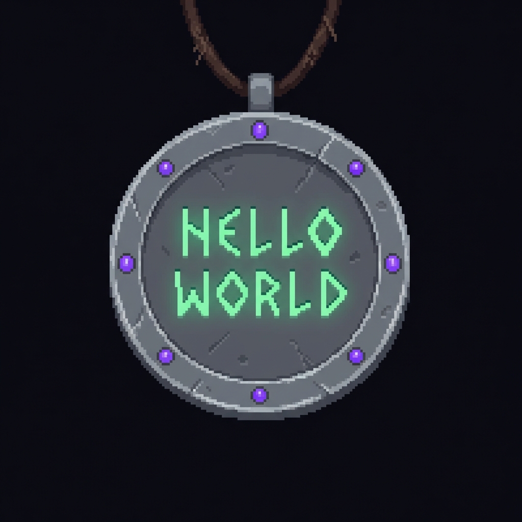 Hello World Amulet